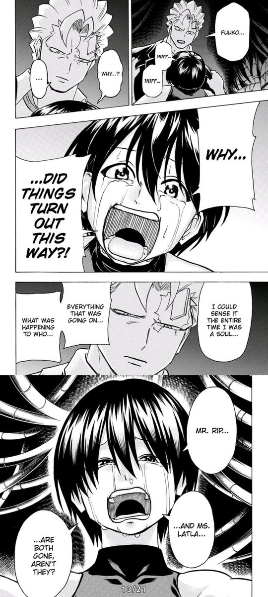 killuaxoldyck1's tweet image. Fuuko is best female protagonist of shounen and no one can tell me otherwise. Some of my favourite moments of her that I just don't see in Some shounen, her empathetic emotional side that people might find cheesy and "she doesn't do much but cry" but trust me it's way more