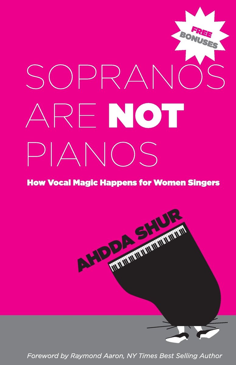 Shurvoice's tweet photo. A GREAT BOOK FOR SINGERS - Sopranos Are Not Pianos: How Vocal Magic Happens for Women Singers by Adda Shur...
LEARN MORE...  https://t.co/aZKNKc8im1

#vocaltraining #voiceinstruction #voicehealing #belcanto #howtosing #learntosing #singbetter #singing #operasinging #opera https://t.co/AhBW55FT9u