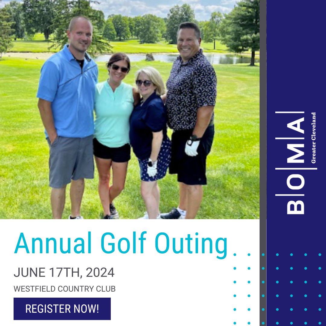 BOMA Greater Cleveland is hosting our annual Golf Outing on June 17th at Westfield Country Club! ⛳️

Register through our website: bomacleveland.org/events/2024-go…