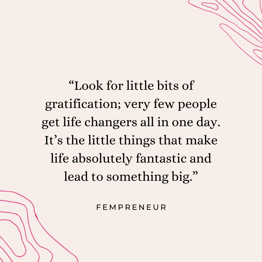 'It’s not easy, but it is so gratifying when you put your mind to something and see some progress.'

Visit Fempreneur.com to read the full interview.

fempreneur.com/ally-taylor-al…

#MarketingExpert #ContentCreation #SmallBusinessowner #FempreneurInterviews #begrateful