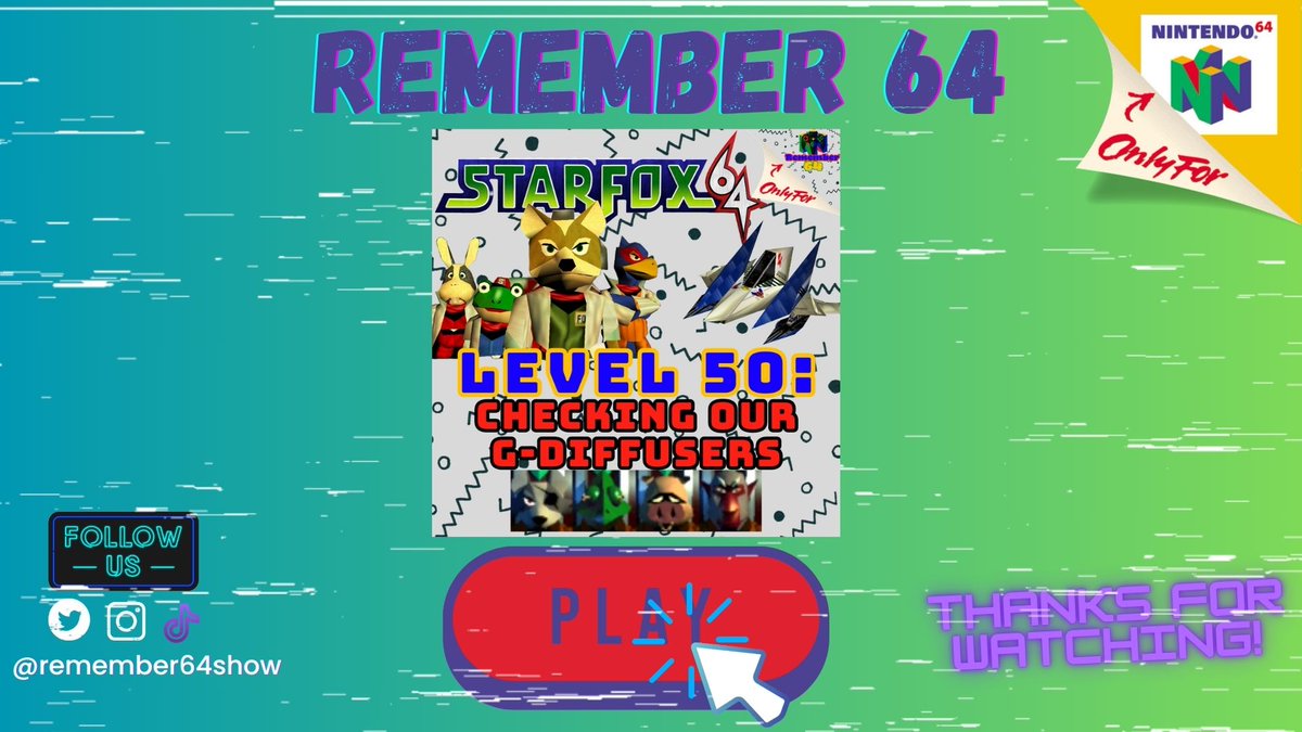 ALL RANGE MODE! A milestone episode deserves a milestone game and crew! Dave, @Jiggylookback, Luigi's Apartment, and Chris from @anovelconsole ⁠⁠are here to chat Star Fox 64!!! We look at the stages, characters, enemies, and of course the amazing one-liners! Links below 👇