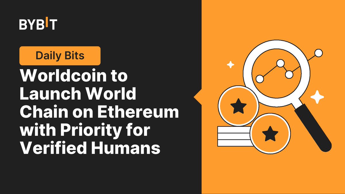 🧠 Worldcoin Foundation announces World Chain, a game-changing blockchain leveraging Optimism's cutting-edge technology

$SLERF surged by 4.2% after announcing NFT Launch Partnership Offering 300 Whitelist Spots

🌐 Explore More: i.bybit.com/BfKmabq

#TheCryptoArk #BybitNews