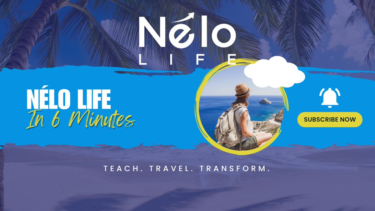 Perfect Nélo in 6 minutes video for On-The-Go bosses. 
Subscribe to our channel while you are there! 
 youtu.be/5lp-D6jS6PA #nelolifeofficial #nelolifetrade #nelolifetravel #nelolifetrips #teachtraveltransform