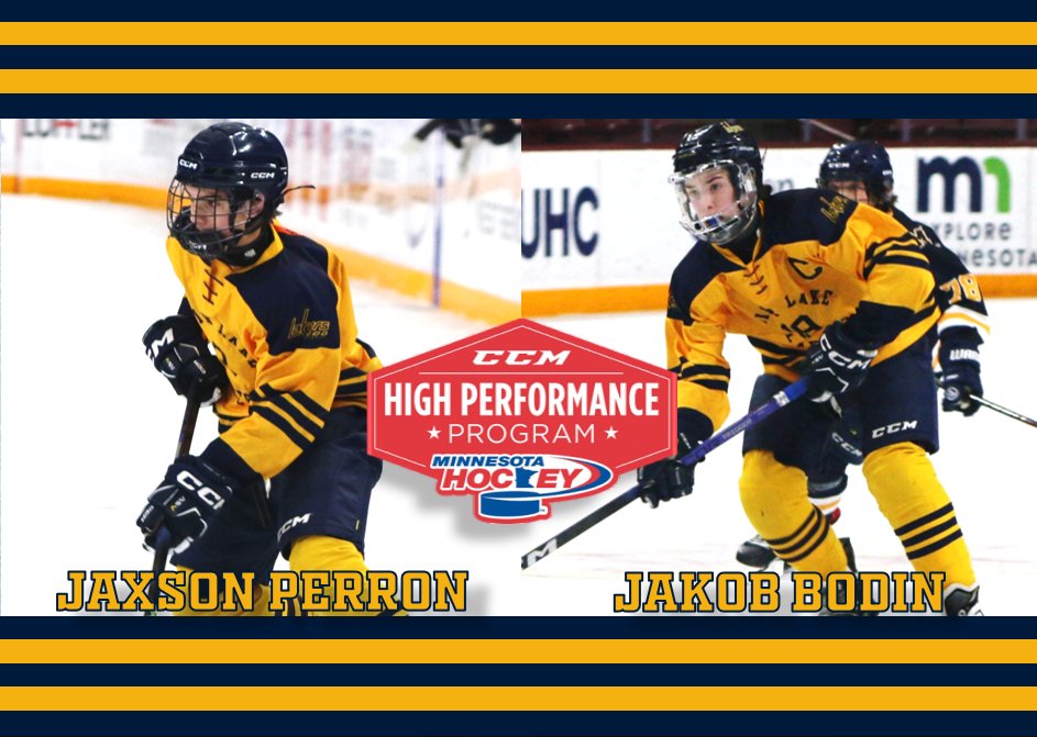 Congratulations to Jaxson Perron and Jakob Bodin on being selected to the District 6 Spring High Performance 14 team! Good luck in Duluth next weekend! Way to go LAKERS!!