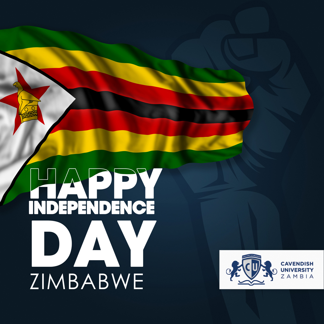 Happy Freedom Day to all our CUZ students from Zimbabwe! Today, we celebrate the historic day when colonial rule officially came to an end and all Zimbabweans were granted the right to self-governance and live in a free and democratic society. #SuccessBeginsAtCavendish #TeamCUZ