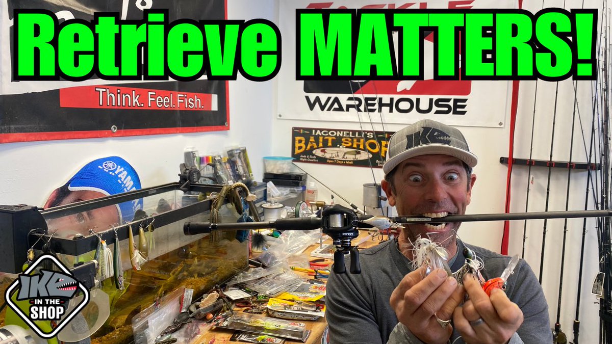 Do you CHANGE your retrieve?! On Today’s episode of Ike in the Shop I explain WHY retrieve is so important and HOW to get more bites!!! mikeiaconelli.com/bass_fishing_v… @BerkleyFishing @TackleWarehouse #Ike #Ikeapproved #NeverGiveUp #IkeintheShop