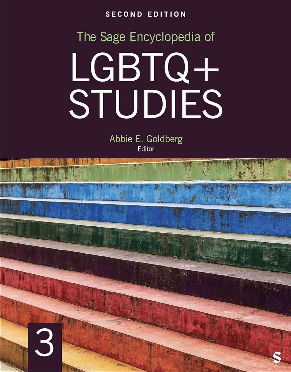 The Sage Encyclopedia of LGBTQ+ Studies edited by Abbie E. Goldberg is out. I’m proud to have contributed a chapter on sexology. ❤️ @SAGEPublishers @cosrtnews #sexology #LGBTQ