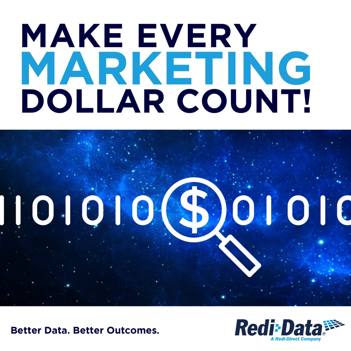 Make every marketing dollar count with Redi-Data's data processing services! Contact our data experts at sales@redidata.com. We can help maximize your direct mail deliverability and response rates while avoiding unnecessary costs ! #directmarketing

ow.ly/bxne50Ri3PO
