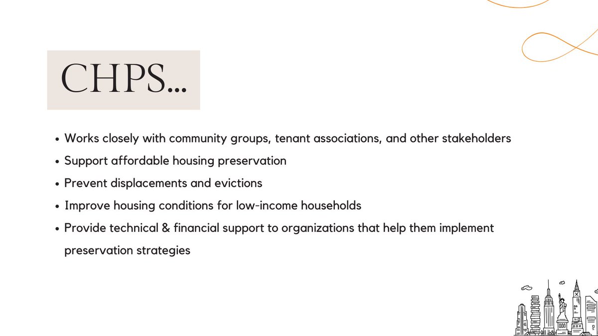 Have you heard about #CHPS? For over 15 years, CHPS has supported organizations working locally to preserve affordable housing, ensuring they remain affordable. Let's support CHPS and guarantee decent housing for everyone! #CHPS #saveourhomes