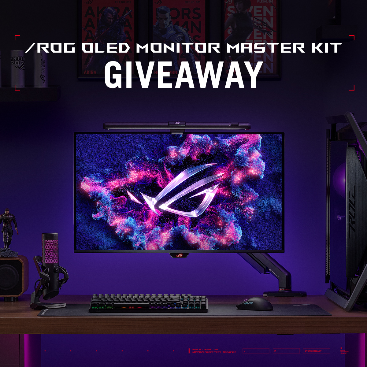 ROG_ME's tweet photo. 🎁Giveaway Time!
 
🚀Level up your battlestation!
Win the incredible #ROGSwiftOLED #PG32UCDM gaming monitor, PLUS the all-new ROG Aura Light Bar and Ergo Monitor Arm for the ultimate gaming setup. ✨
 
Join now! https://t.co/PC9JqXq0Rf
#ROGOLEDmonitor #ROGOLEDMasterKit https://t.co/z9YV1xJQvi
