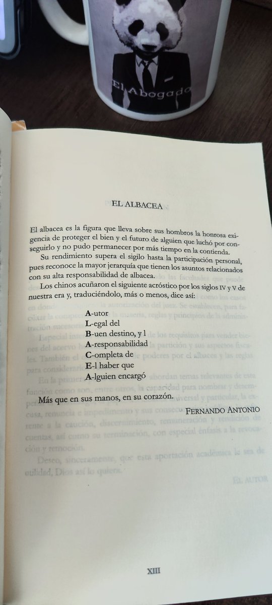 El Albacea. 📝