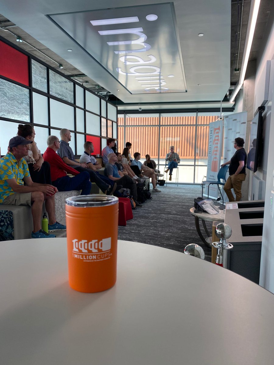 .<a href="/1MCMadison/">1 Million Cups Madison</a> is a space to share your business’s story! Speak in front of community members to connect, work through business challenges, &amp; identity opportunities.

📆 every Wednesday, 8:45AM
☕ always coffee
🎙️ speak for free: hubs.ly/Q02sXJt00

#startingblockmadison