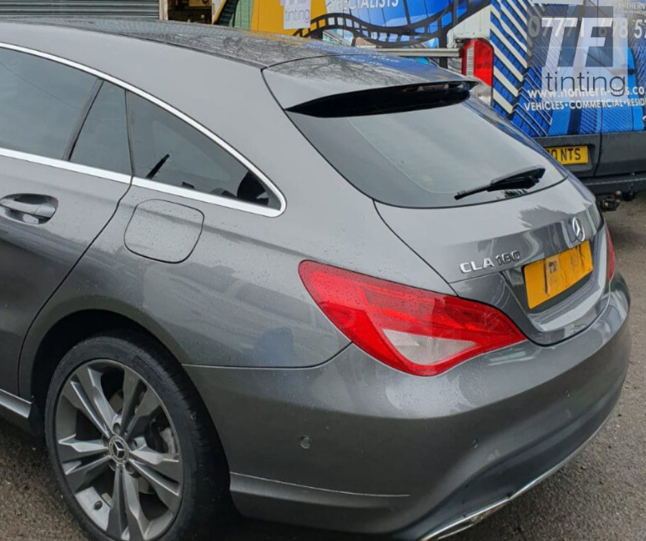 TFTinting's tweet photo. 🚗✨Check out the stunning window tinting work we did on this Mercedes-Benz CLA! 

At TF Tinting, we use Computercut, a precision #windowtinting system that ensures a perfect fit for your car. 

Get your FREE quote today at https://t.co/CcuOZY5PUi 

#Leeds #Bradford https://t.co/ZFtbt14olr