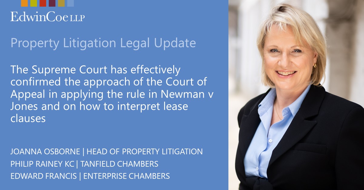 The Supreme Court has refused permission to appeal the decision of the Court of Appeal on 8 December 2023 in the case of Duchess of Bedford House RTM Co Ltd and others v Campden Hill Gate Ltd [2023] EWCA Civ 1470. edwincoe.com/blogs/main/the… #property #litigation #lease