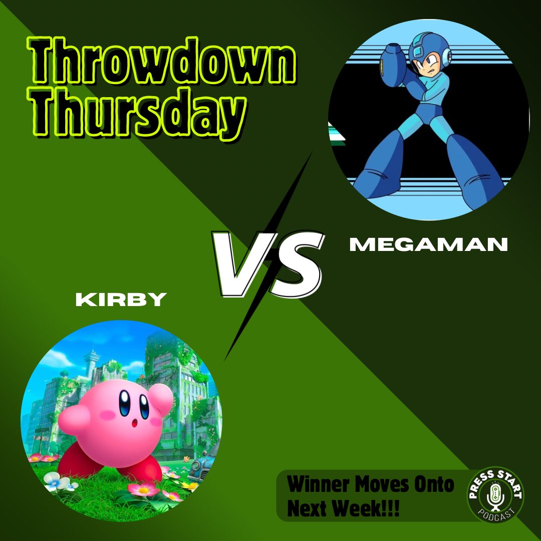 It’s time to fight! Who you got in this match up?

Vote in poll in comments ⬇️
•
•
•
#Gaming #ThrowdownThursday #Megaman #Kirby