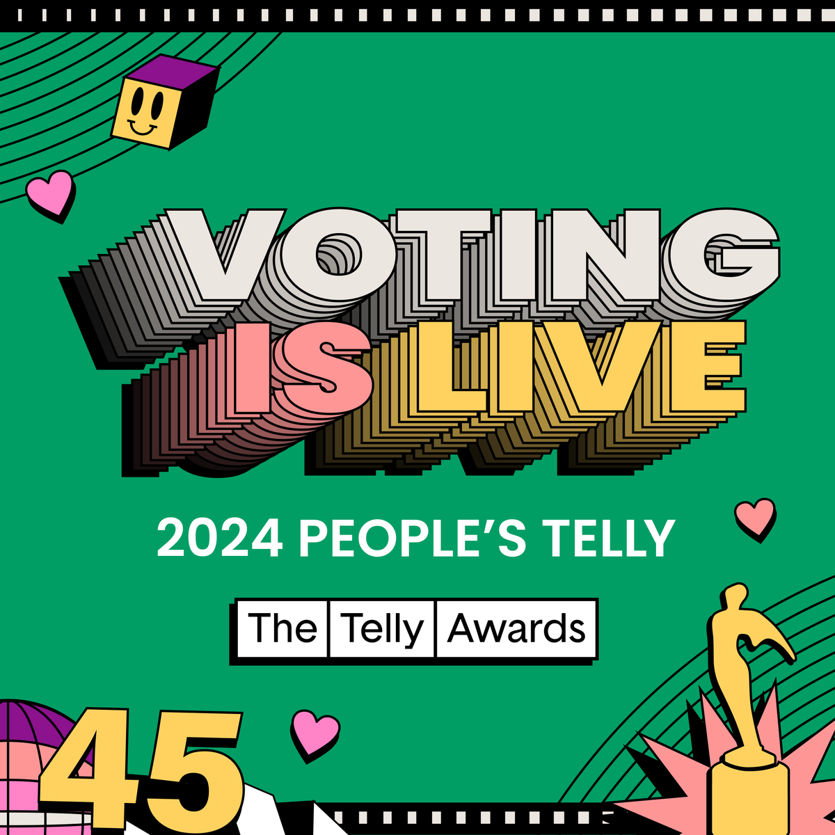 People's Telly voting is way underway, so make sure you get your vote in before the time is up! We're currently at 8,000+ ratings cast - you should be one of them. Share to your socials, tag friends, and good luck!! You can vote here: ow.ly/5sFT50Rj9Lq