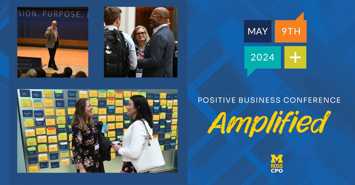 The Positive Business Conference Amplified is fast approaching, join us to embrace the power of positive business! A generous sponsor has enabled anyone with a “.edu” email address to register for the online conference for $50❗ positivebusinessconference.com