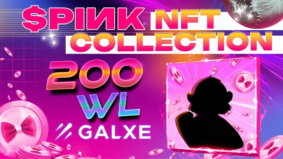We're launching a @Galxe campaign! 🎀

➡️ We're distributing 200 Whitelists for our upcoming $PINK Platypus NFT collection.

You have until Tuesday 23/04 to participate. 

More WL info coming this weekend... 👀

Let's go #Pinksters!