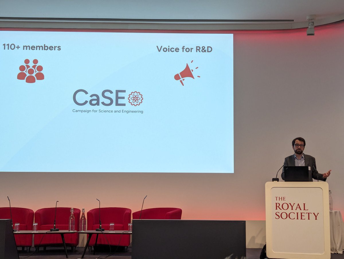 'We need a sector that's more human, more local' Great insights from @Ben_Bleasdale talking about our @sciencecampaign CaSE work on public perceptions towards R&D. Fascinating & important Great to be at the @royalsociety 's event on Science 2040, rethinking our science system!