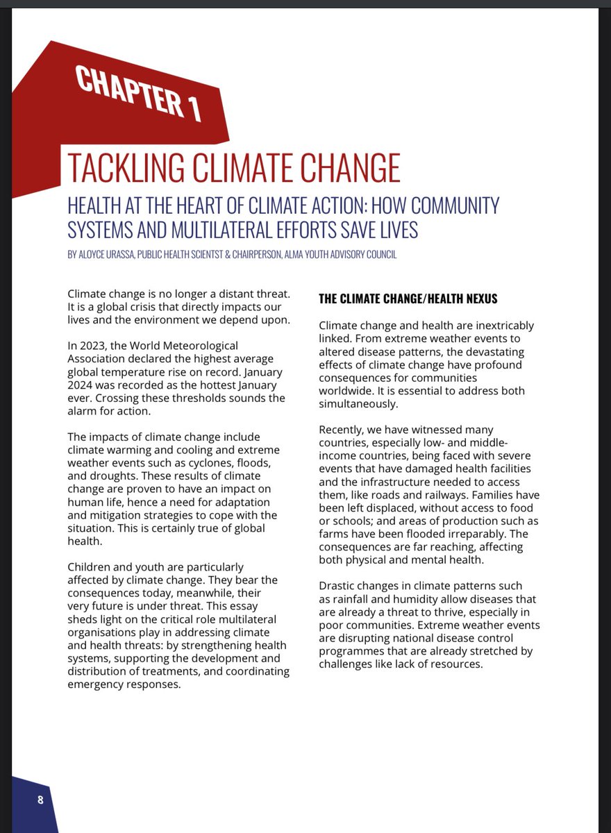 I'm excited to have contributed to the conversation on the importance of multilateral aid and paths to progress with @MalariaNoMoreUK and @ONEintheUK! 🌐 I've joined voices from around the world to call on the UK to invest in #GlobalHealth. On my essay published in Chapter One,