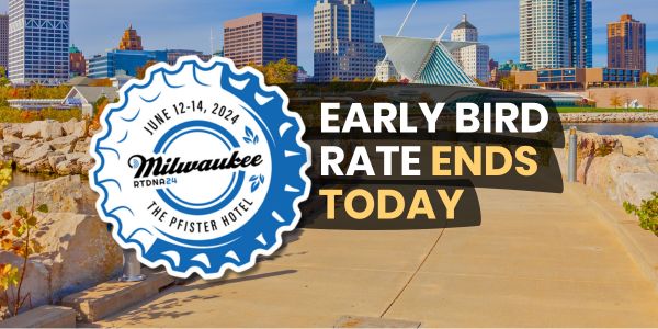 Today is the FINAL DAY to lock in the best available rate for RTDNA24! The Early Bird Rate expires at midnight tonight! Save money and lock in the best rate for our annual conference, coming to you June 12-14 in Milwaukee. Register now: buff.ly/3RMDZV9