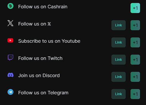 @Ashcryptoreal I will give $0.50 Bitcoin Cash to 5 people
In next 24hrs. To join just like, retweet
Verify on Cashrain Dotcom
Follow all socials to increase your chances.