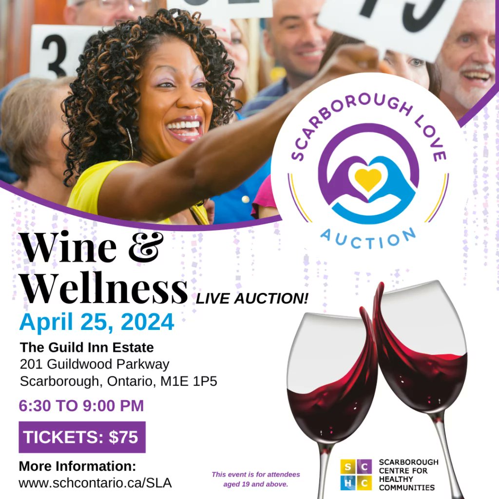 mckelvieAJAX's tweet photo. The Scarborough Centre for Healthy Communities is hosting a live auction next week on April 25, with proceeds going directly to programs and services for vulnerable youth and seniors in Scarborough. Find out more at https://t.co/Ugrsu65SPV https://t.co/jUhHsP9rJf