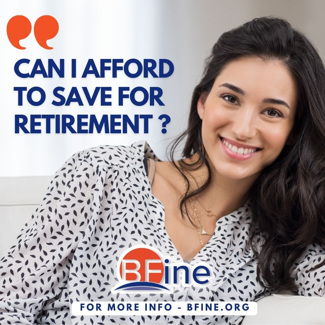You can't afford to not save for retirement.  You have bills to pay,  but the longer you wait to begin contributing to retirement the less you'll have then.

Learn more below. 

bit.ly/3SnzUZI

#retirement #retirementsavings 401k  #personalfinance #financialliteracy