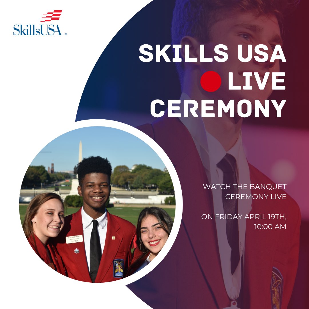 DelcastleDM112's tweet photo. TOMORROW on Friday, April 19th we will be live streaming Delawares SkillsUSA award ceremony on the DelawareSkillsUsa YouTube Channel! The link to the live will be in our bio!
#nccvt #dths #skillsusa #delawareskillsusa https://t.co/XZWN6Lg6Hb