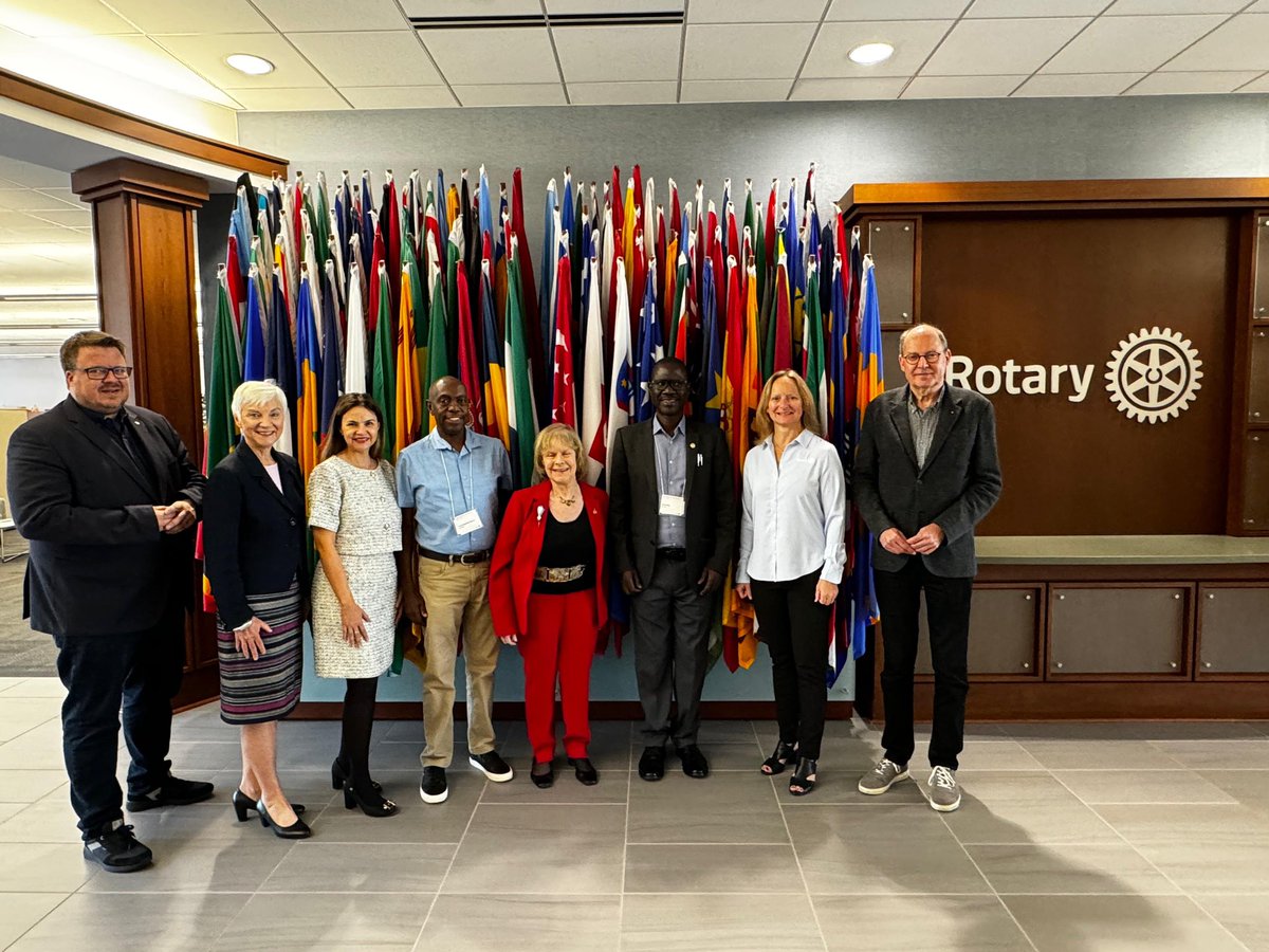 #MemberMoment 'Our very own RTN @FredMasadde attends the Rotary International Communications Committee meeting at Rotary International HQ, Evanston, Illinois. #Rotary #Communication