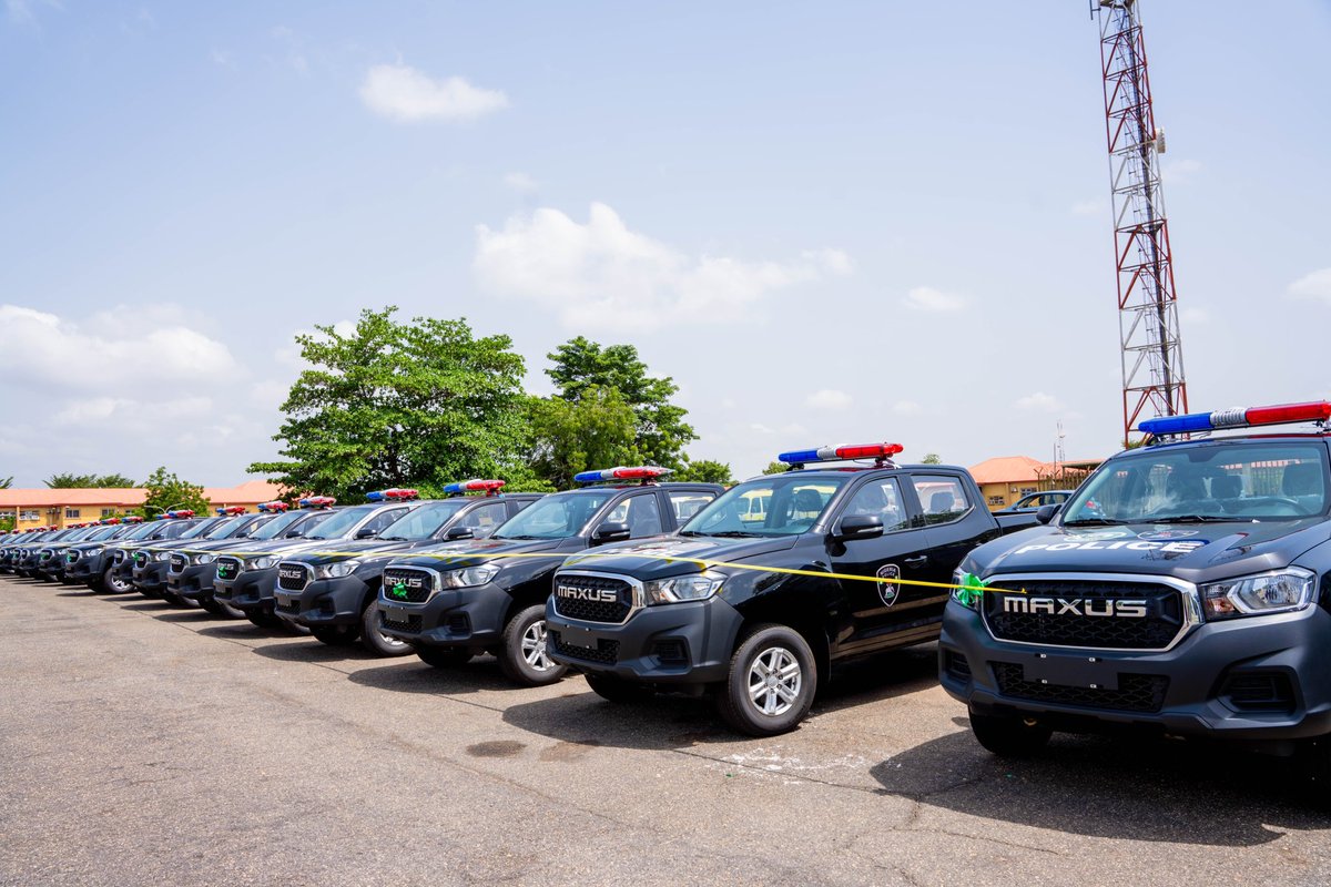 To commemorate the official working visit of the Inspector General of @PoliceNG, Mr. Kayode Egbetokun, who is also a proud son of Ogun State, we have donated 25 patrol vehicles to the State Police Command and acquired surveillance drones to monitor criminal activities.