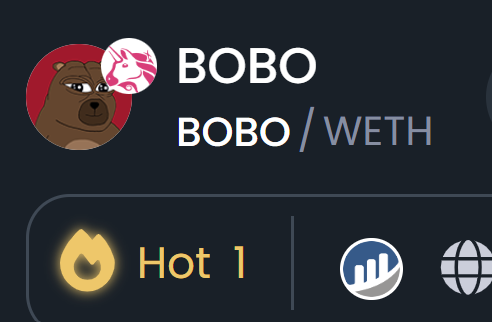 $BOBO is #1