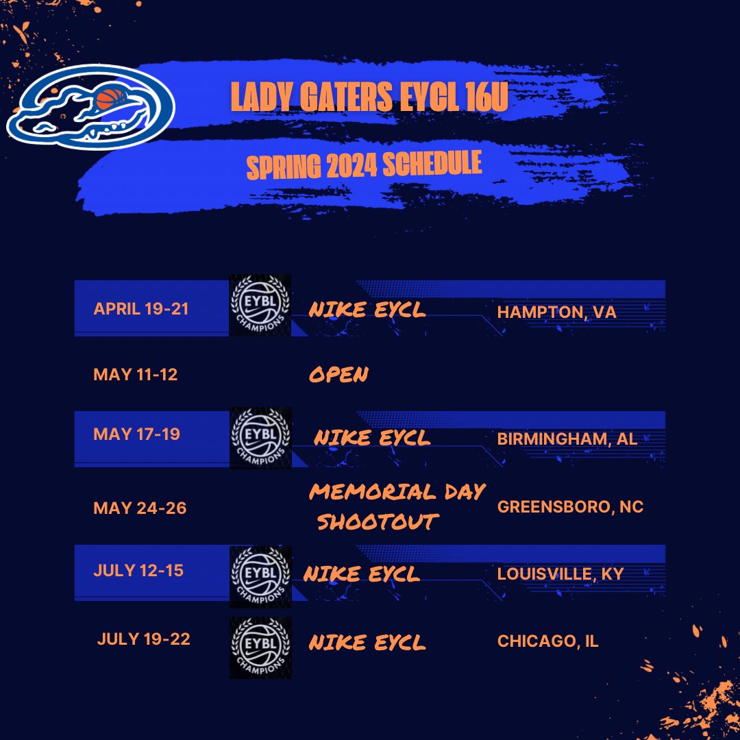 Excited to get started with the @nikegirlseycl this season. First stop 📍Hampton, VA! @LadyGatersBB @LadyPhenomHoops @CghrMedia @PGH_NC