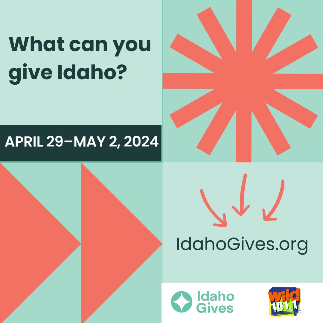 Idaho's Largest Week of Giving is coming up!!! Let's make this the best year yet 🥰🗳📅. - @IdahoGives