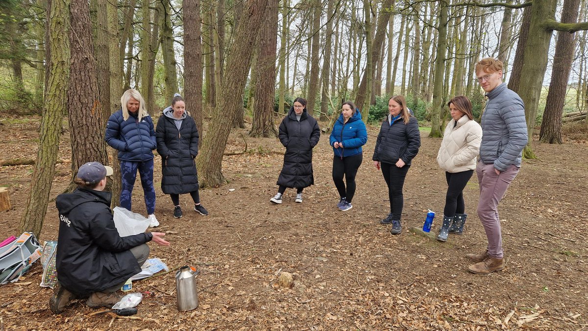 MonikiePrimary's tweet photo. A massive thanks to George at Monikie Park for running an outdoor training session with our staff. We hope to spend more time using the park as a teaching resource. @angusalive #countrysideadventures @AngusCouncil https://t.co/EgnzS2wGDu