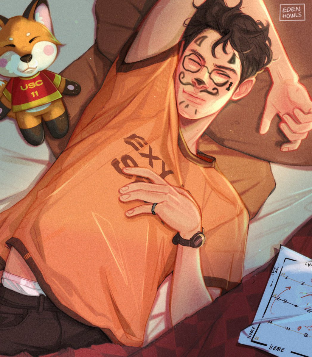 someone should’ve told Kevin you’re not supposed to fall asleep first at a sleepover 😔🤚🏻 #aftg
