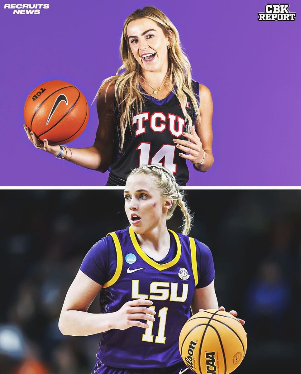 CBKReport's tweet photo. Hailey Van Lith is teaming up with Haley Cavinder at TCU🐸 https://t.co/tJhjuwpPvp