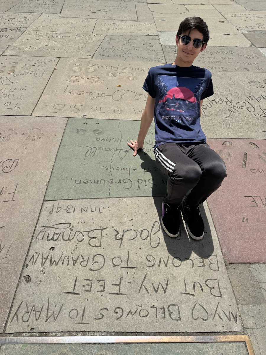 Our youngest son in his great grandfather’s footsteps. #JackBenny