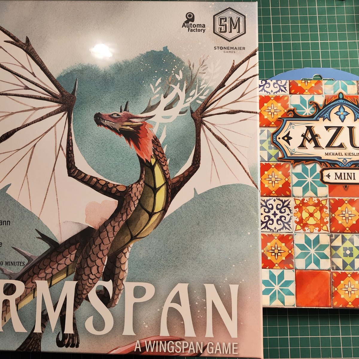 New Stock: Wyrmspan and Azul: Mini.
Available on our website now.