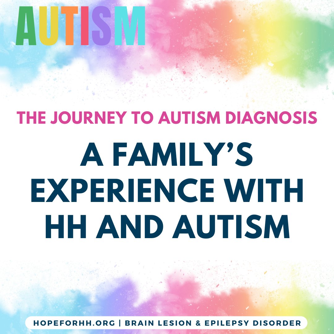 A new blog from HH mom and advocate, Kristy DeBowes. Her perspective as Brett's mom and a school psychologist provides valuable insight that may help others in our community who find themselves living with HH and #autism.

hopeforhh.org/a-familys-expe…

#braintumor #epilepsy