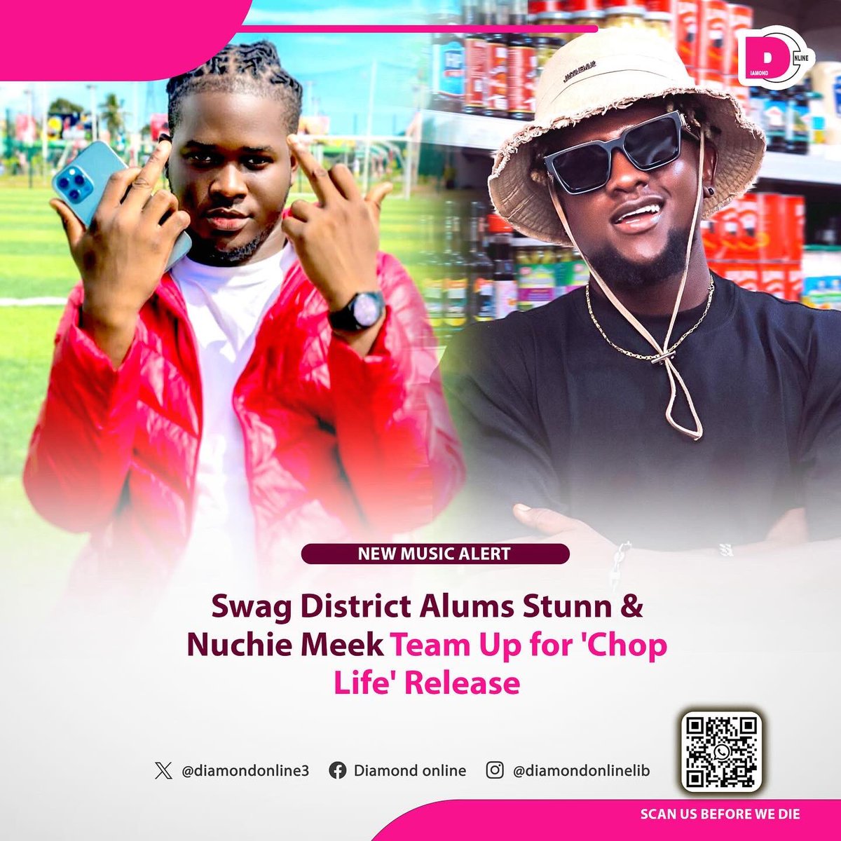 Set to debut this April, the industry will witness one of the finest collaborations it has long yearned for, as two of Swag District’s products, Stunn and Nuchie, hit the booth for a masterpiece tagged ‘Chop Life.’