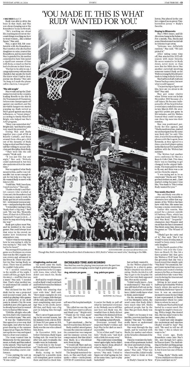 The response to the Naz story has been awesome. Thanks so much. If you haven’t read it yet, or would like to see it in print, go pick up a copy of today’s paper with the awesome design and great photos from @CarlosGphoto and Jeff Wheeler.