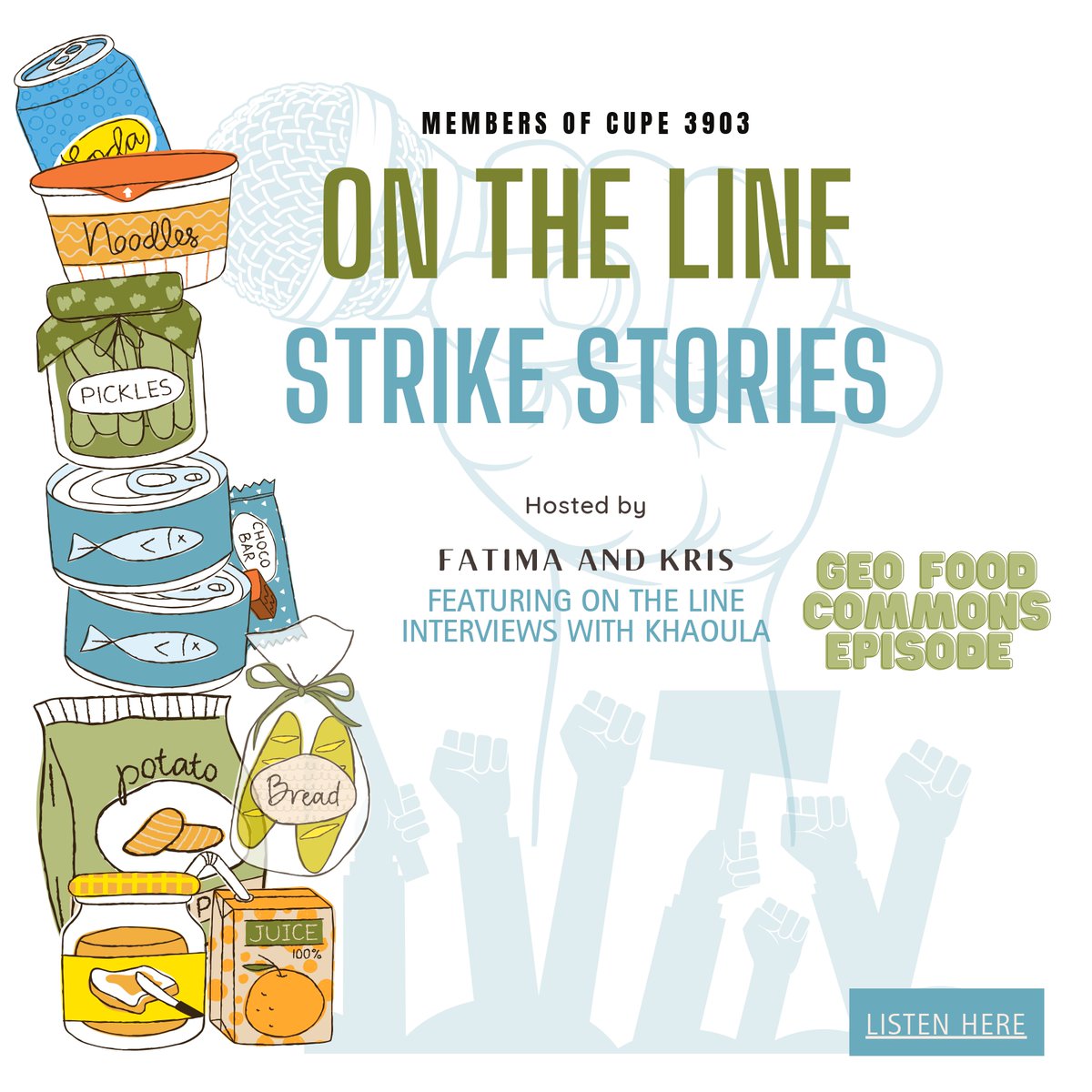 New 'On the Line' podcast! In Episode 6, Khaoula and Kris interview members of the GEO Food Commons, an initiative developed by students from the Geography department who recognized the need to address the food insecurity faced by many grad students. rss.com/podcasts/onthe…