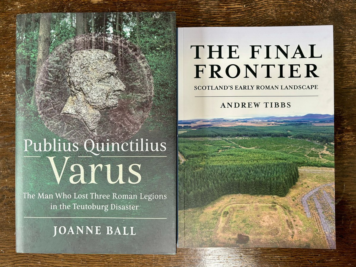 Finally got my mitts on these beauties, @DrJEBall & @andrewtibbs. I now have the most stunning archaeological TBR pile standing as high as my waist; all I need is an undisturbed year somewhere very quiet to read them all.