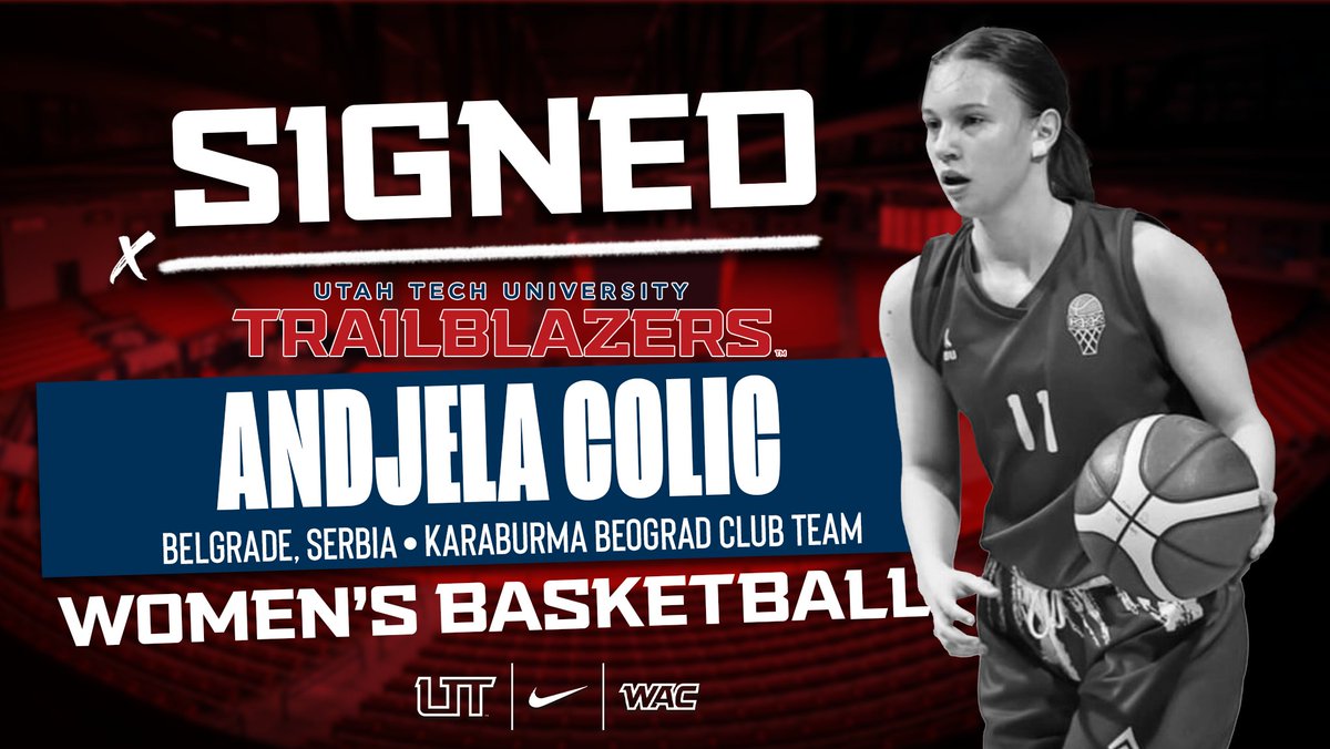 Welcome Andjela Colic to the Trailblazer Women's Basketball Family!
#UtahTechBlazers | #WACwbb | #WAChoops