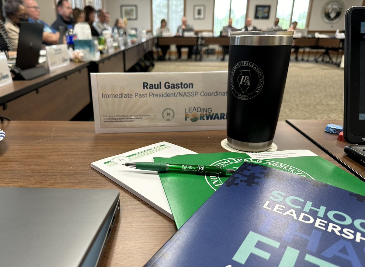 Thrilled to be with great leaders from around the state <a href="/ilprincipals/">Illinois Principals Association</a> in Springfield today. These leaders on the IPA board do such critical work for our school communities and educational leadership across Illinois. <a href="/IPADuPage/">IPA DuPage Region</a> <a href="/IllinoisALAS/">Illinois ALAS</a>