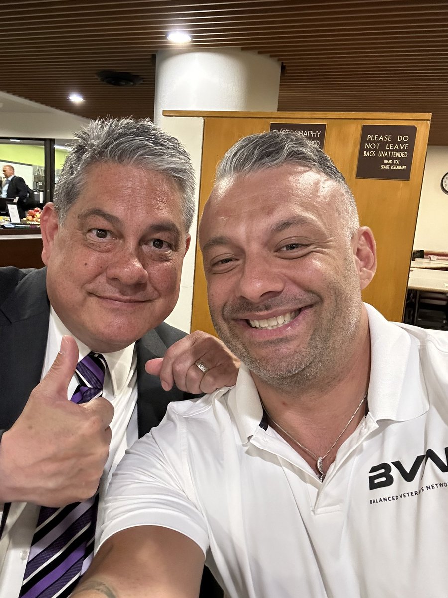 Our <a href="/BalancedNetwork/">Balanced Veterans Network</a> team took lunch break at the Dirksen Senate Cafeteria and I ran into the living legend and my good friend <a href="/TomPorterDC/">Tom Porter</a>. Your Vibe Attracts Your Tribe! #Veterans
