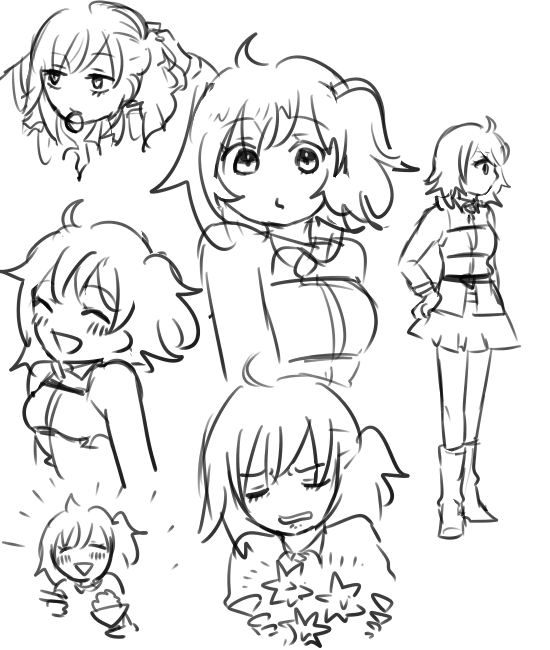 えふご絵フォルダあさってたらなかなか描いた覚えがなかったりあるようなだったり絵がいっぱいある…… 