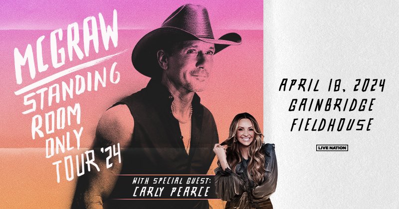 GREAT SEATS JUST RELEASED 🚨 @TheTimMcGraw fans- limited seats have been released for tonight’s event! Grab yours before they’re gone 👉 bit.ly/3DDhYkY