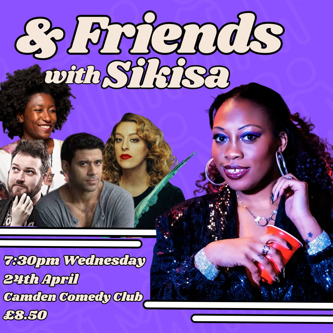 Next Wednesday @sikisacomedy brings the party to Camden Comedy Club with headliner @sophiedukebox 🕺🕺 🎟️Tickets here: link.dice.fm/Gff835863e1d🎟️